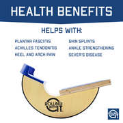 helps with plantar fasciitis Achilles tendonitis, shin splints, server's diseases, heel and arch pain